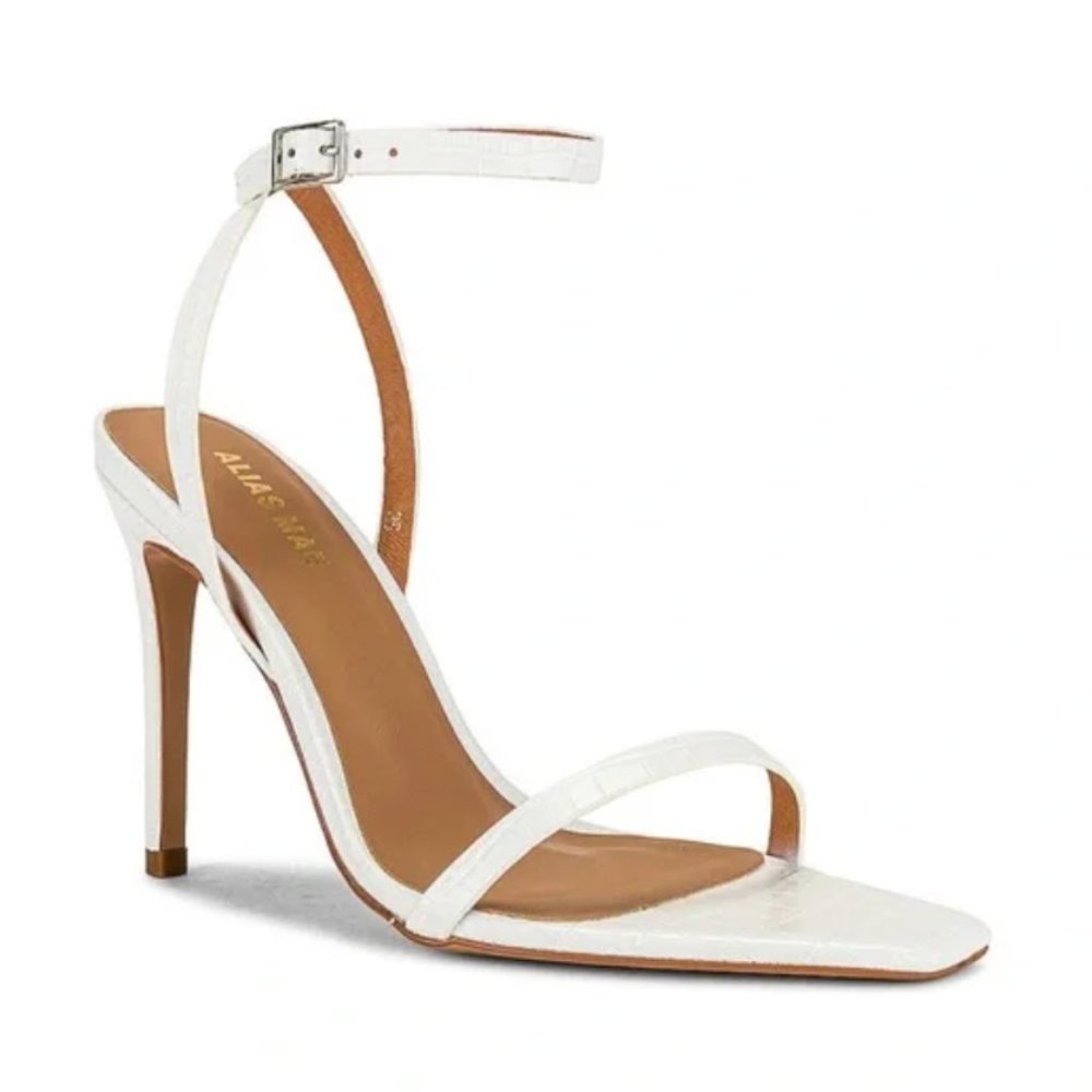 Alias Mae White Strappy Sandal